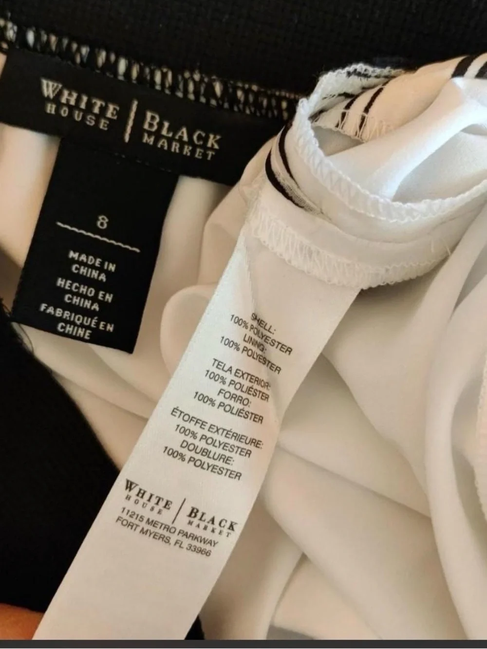 White House Black Market Black & White Vertical Stripe Maxi Skirt
